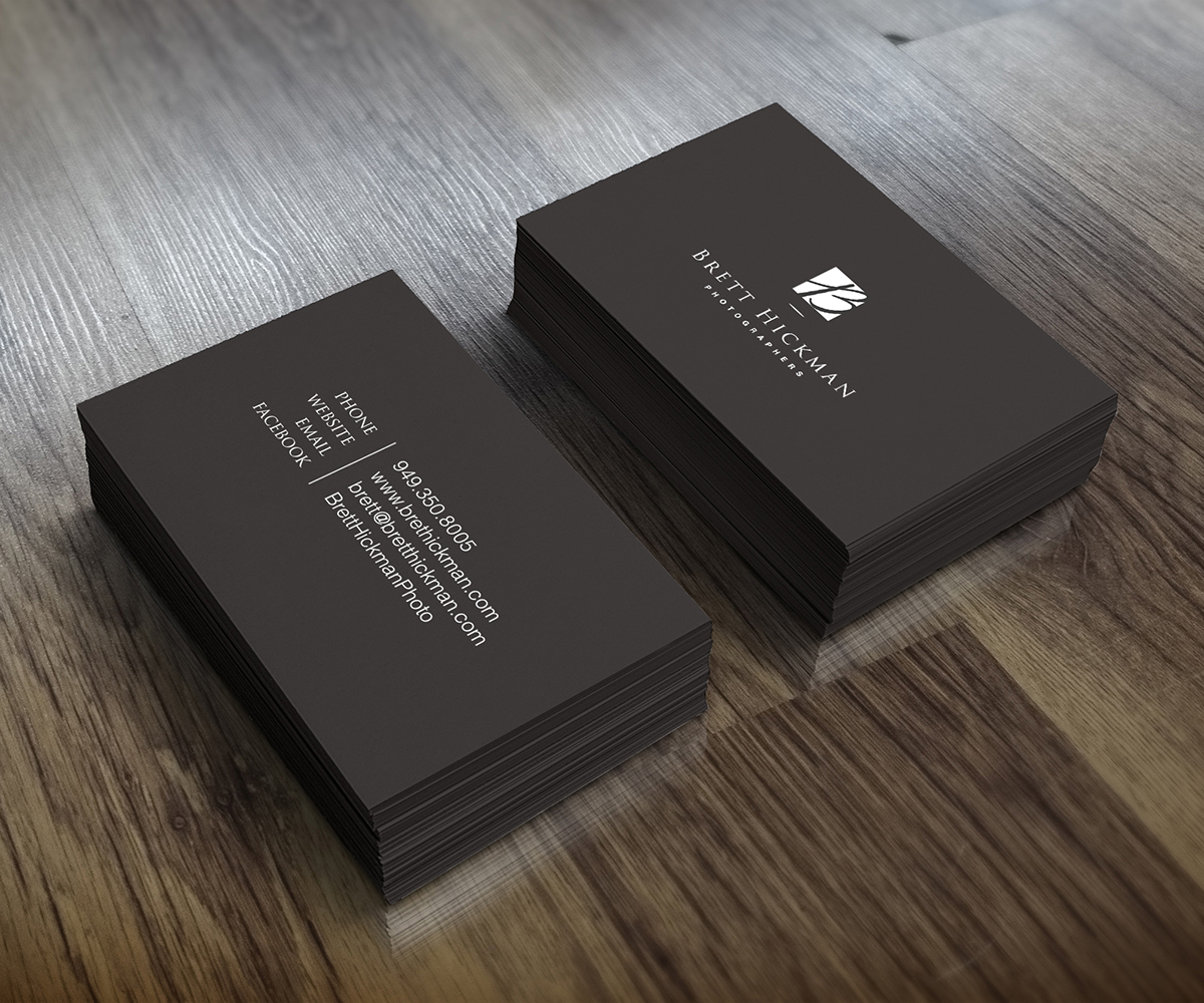 Business Card Design by Frisbee for Brett Hickman Photographers | Design #3482765