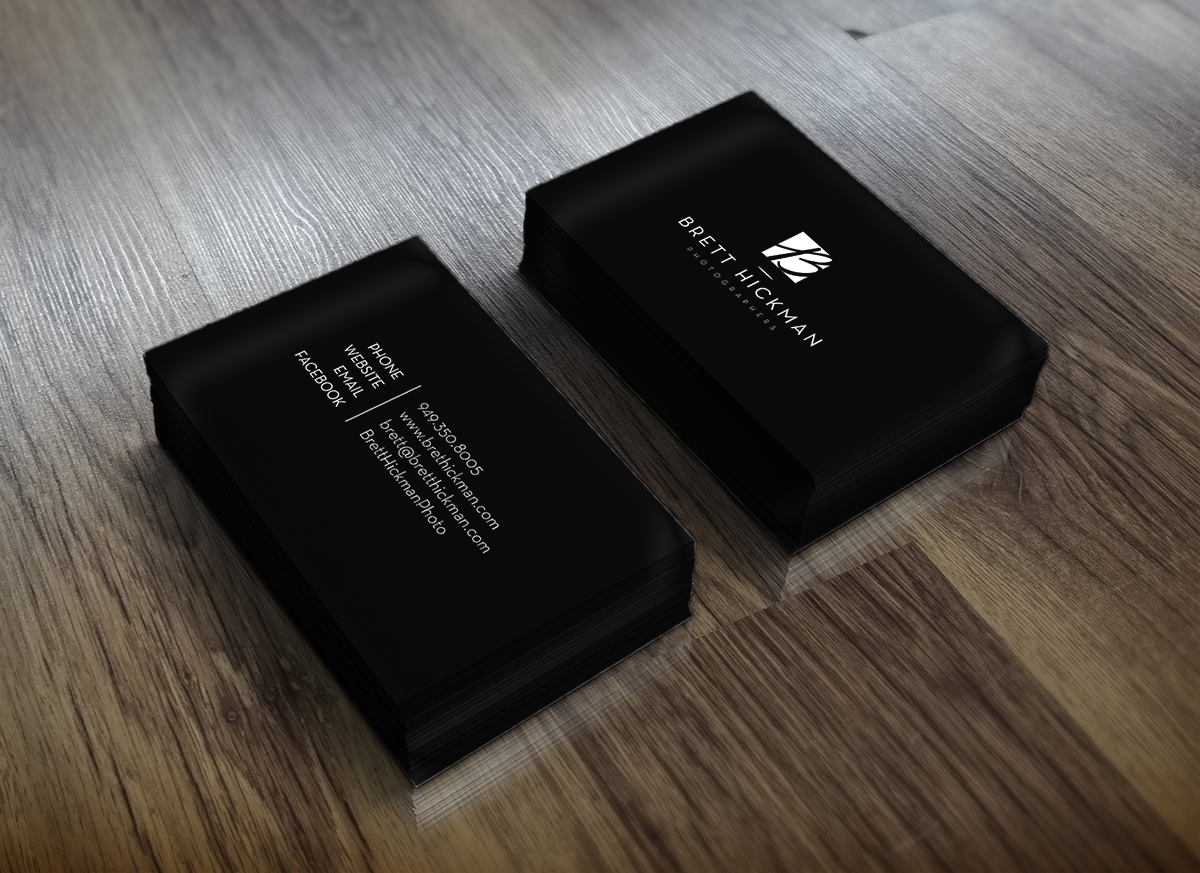 Business Card Design by Frisbee for Brett Hickman Photographers | Design #3487838