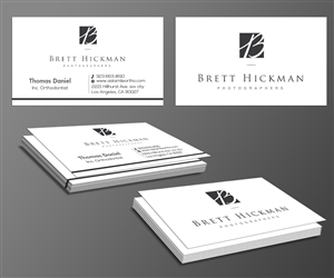 Business Card Design by kousik for Brett Hickman Photographers | Design: #3482727