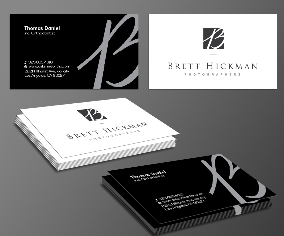Business Card Design by kousik for Brett Hickman Photographers | Design #3482783