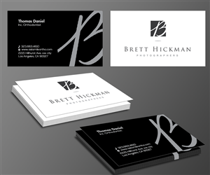 Business Card Design by kousik for Brett Hickman Photographers | Design: #3482783