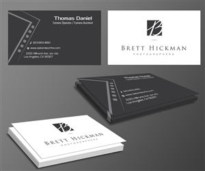 Business Card Design by kousik for Brett Hickman Photographers | Design: #3482875