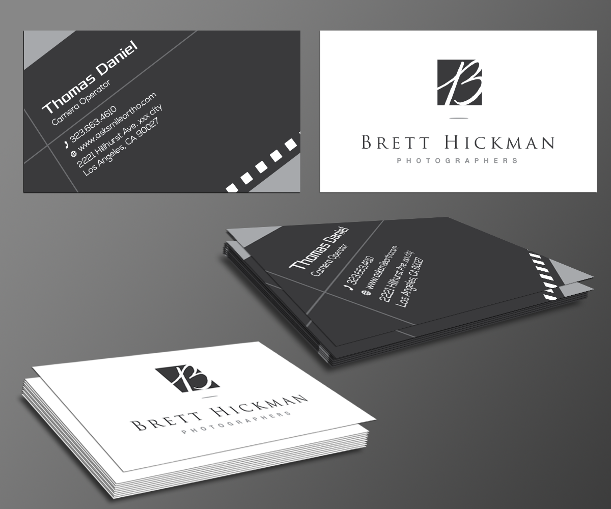 Business Card Design by kousik for Brett Hickman Photographers | Design #3486167