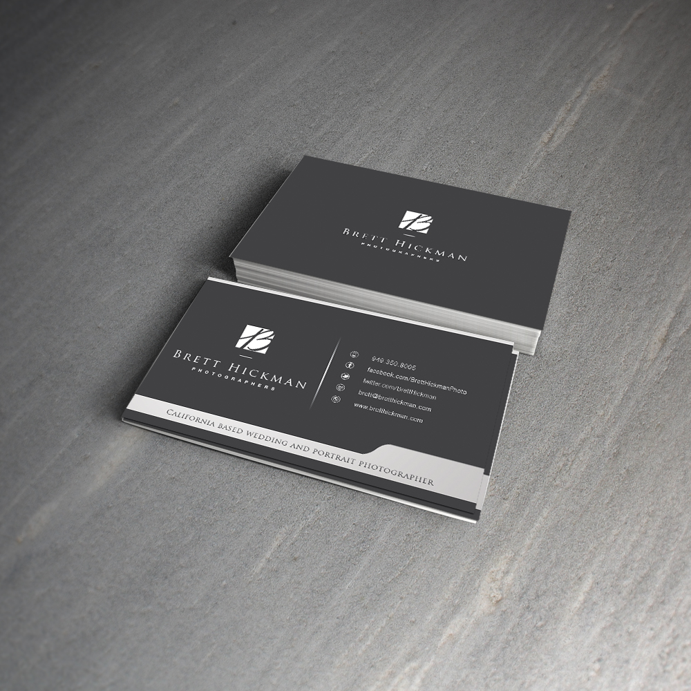 Business Card Design by VEGA-Designs for Brett Hickman Photographers | Design #3479979