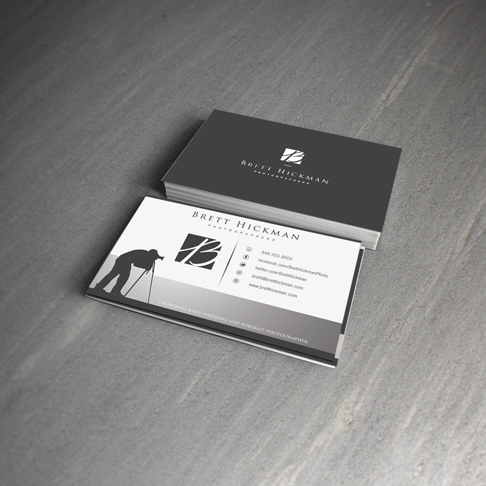 Business Card Design by VEGA-Designs for Brett Hickman Photographers | Design #3494054