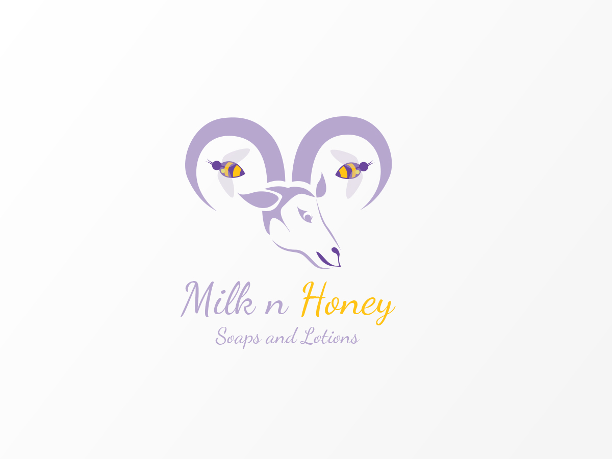Logo Design by kavish for Milk n Honey Soaps and Lotions | Design #3353588