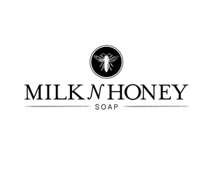 Logo Design by jaysondking for Milk n Honey Soaps and Lotions | Design: #3368061