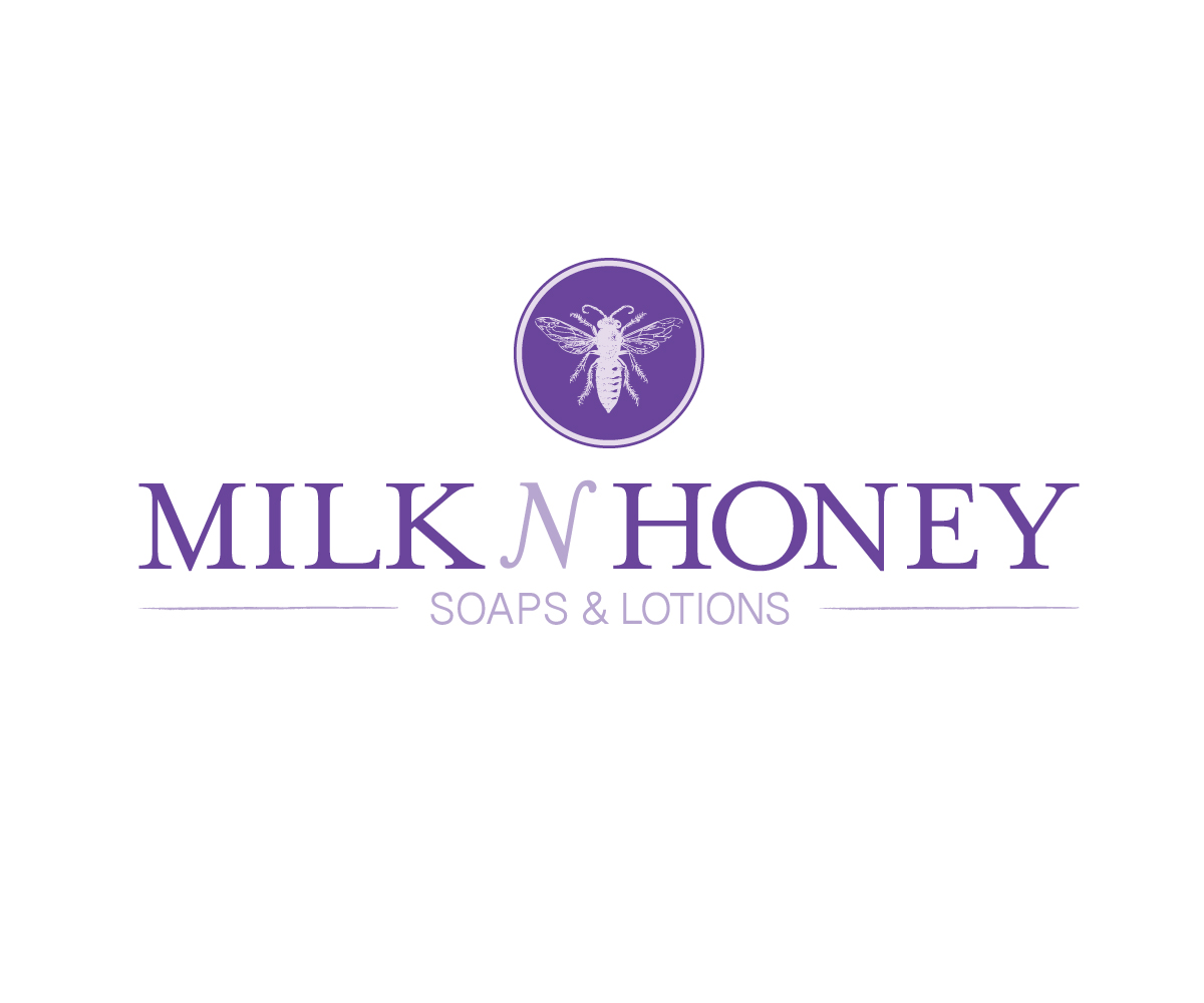 Logo Design by jaysondking for Milk n Honey Soaps and Lotions | Design #3369220