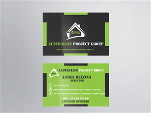 Building / construction Bussiness card design | Business Card Design by Sajin