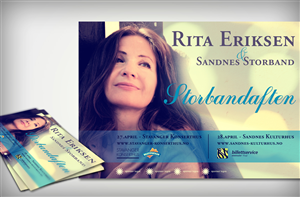 Female Vocalist with/Big Band Concert Marketing Package | Poster Design by kaatem
