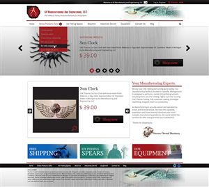 Web Design by designbox for AA Manufacturing And Engineering, LLC | Design #3405381