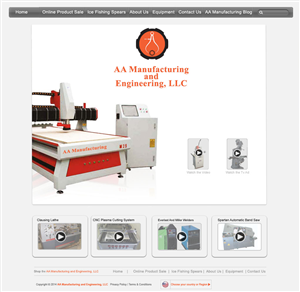 Web Design by Faisal Amin for AA Manufacturing And Engineering, LLC | Design: #3445981