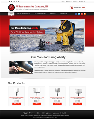 Web Design by webxvision for AA Manufacturing And Engineering, LLC | Design: #3436549