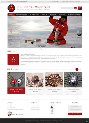 Web Design by pb for AA Manufacturing And Engineering, LLC | Design: #3360838