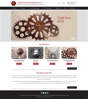 Web Design by pb for AA Manufacturing And Engineering, LLC | Design: #3360850