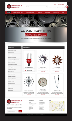 Modern CNC Machining Facility in Need of Web Site Improvement | Web-Design von OM