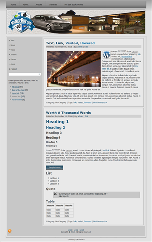 Web Design by hjohnson