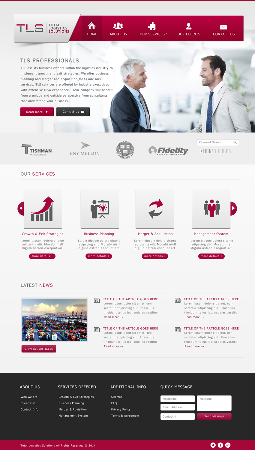 Web Design by JM for this project | Design #3433849