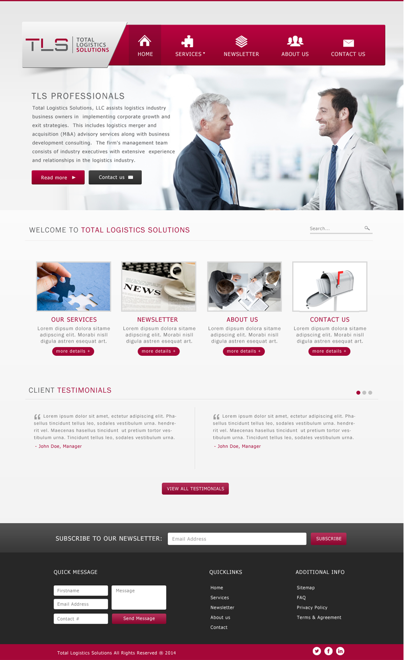 Web Design by JM for this project | Design #3491241