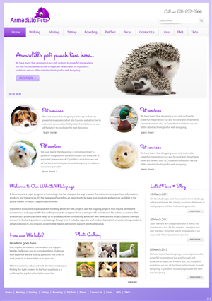 Web Design by pb for this project | Design: #852122