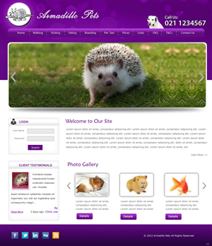 Web Design by pb for this project | Design: #852124