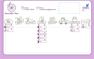 Web design, vector icons for 'cute' pet sitting company | Web Design par Designer Mate
