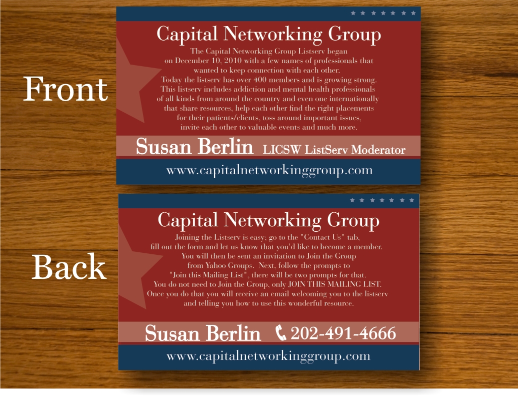 Visitenkarten-Design von charmionne für Susan Berlin & Associates | Design #3347538