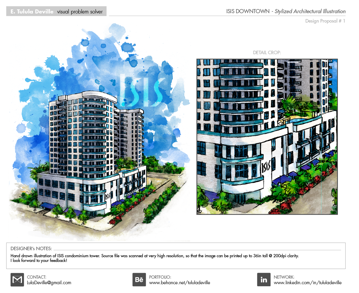 Illustration Design by Tulula for Cotton & Company | Design #3382641