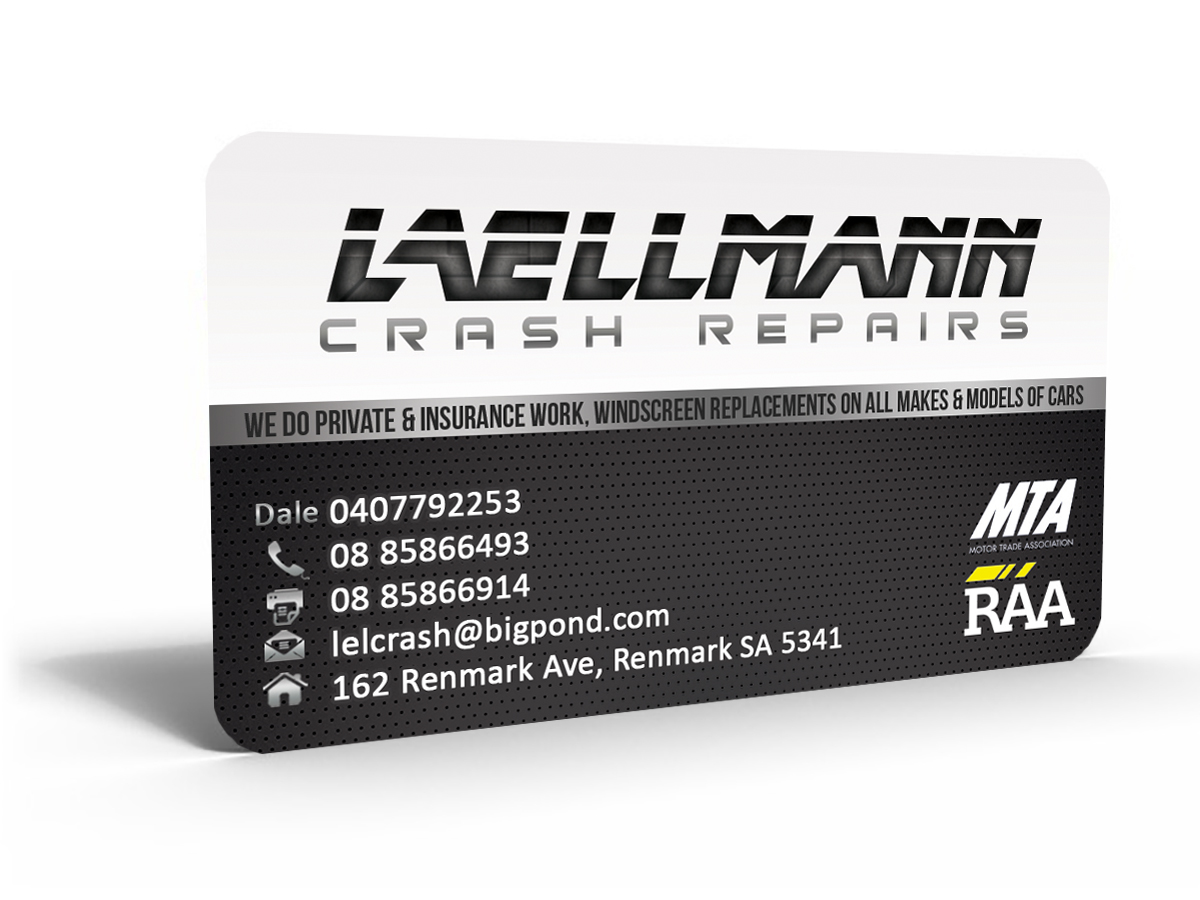 Business Card Design by Hardcore Design for Lellmann Crash Repairs | Design #3420341