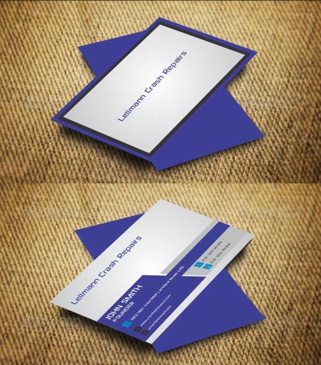 Business Card Design by AwsomeD for Lellmann Crash Repairs | Design #3363870