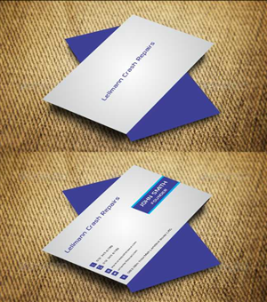Business Card Design by AwsomeD for Lellmann Crash Repairs | Design: #3363874