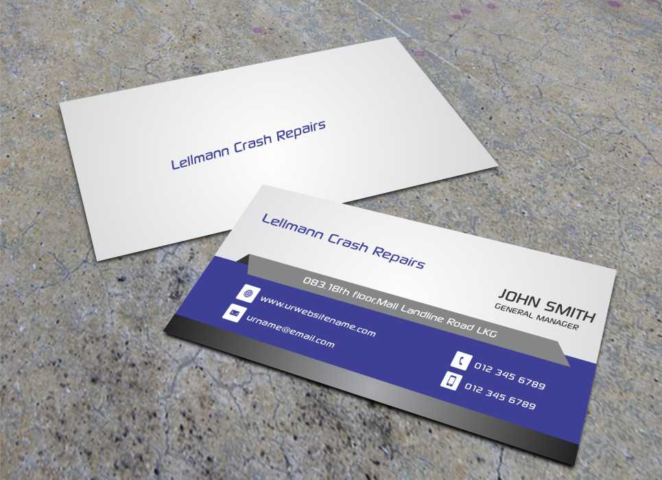 Business Card Design by AwsomeD for Lellmann Crash Repairs | Design #3363877