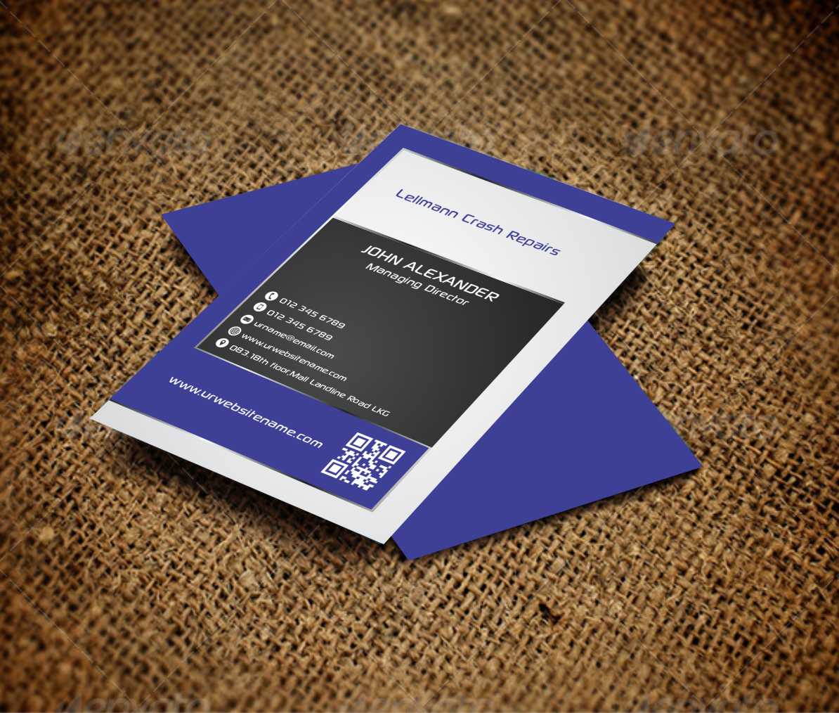 Business Card Design by AwsomeD for Lellmann Crash Repairs | Design #3363881