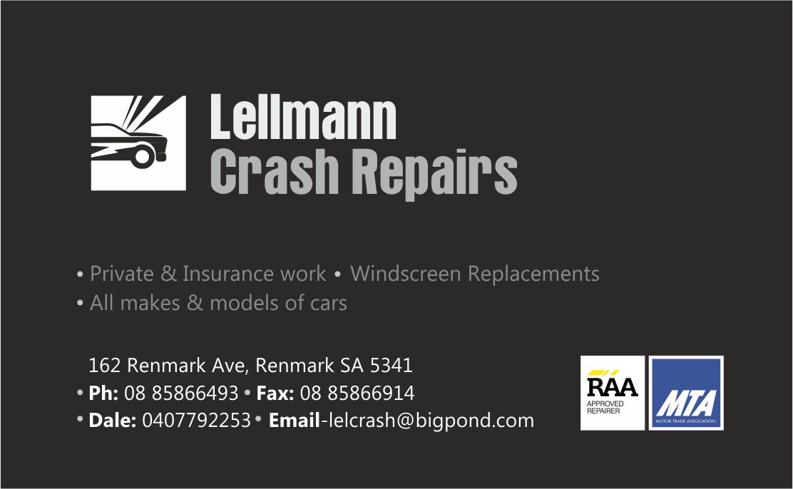 Business Card Design by harryshout for Lellmann Crash Repairs | Design #3371023