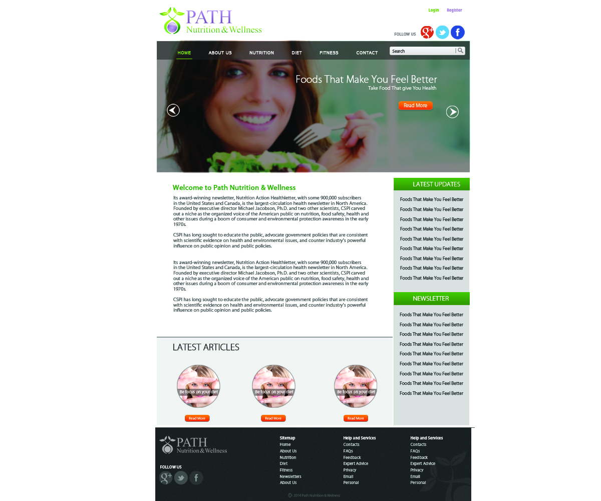 Web Design by Hammad Ali for this project | Design #3368797