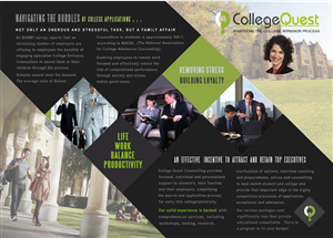 Diseño de Brochure por GrafiXotiX Studio of Design para College Quest Consulting, LLC | Diseño: #869301