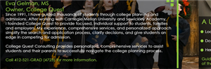 Diseño de Brochure por azakdesigns para College Quest Consulting, LLC | Diseño: #846041