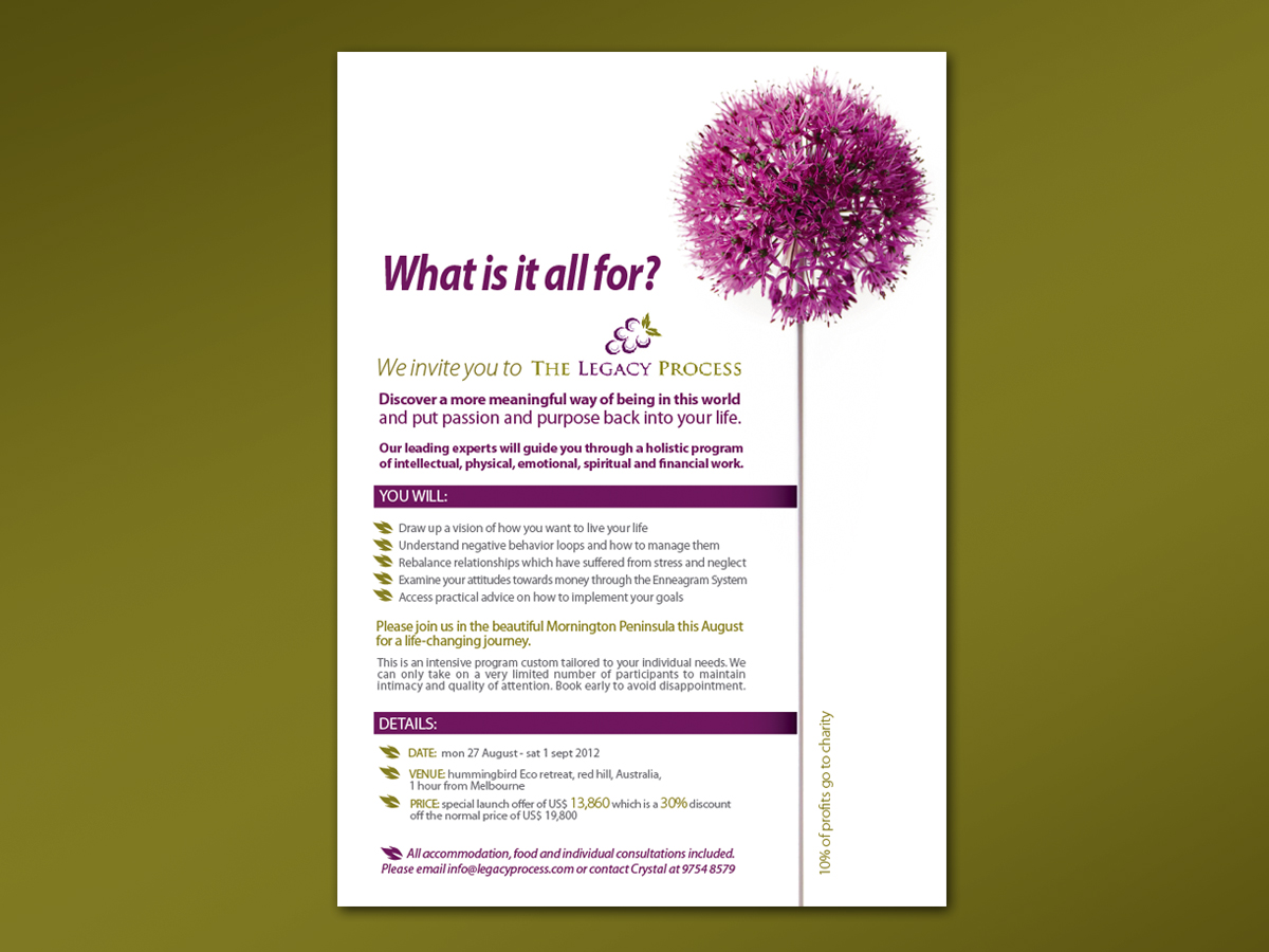 Flyer Design by Sonya for this project | Design #825217