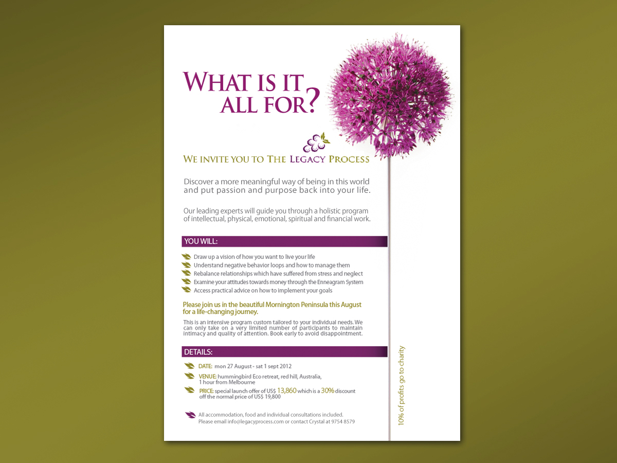 Diseño de Flyer por Sonya para este proyecto | Diseño #828779