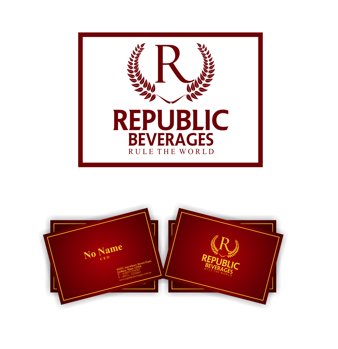 Logo Design by Atemolesky for Republic Beverages | Design #1135616