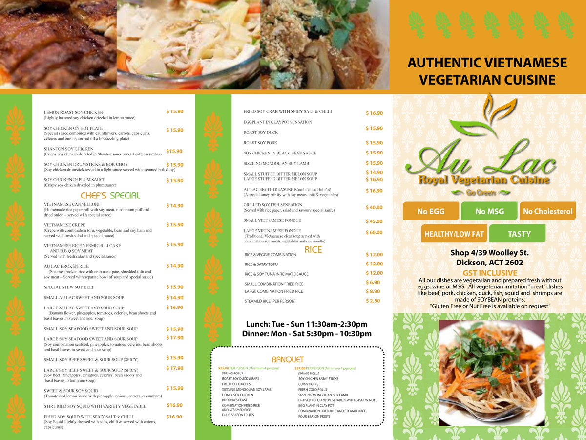 Menu Design by jmsgraphicdesign for Golden Lotus | Design #838920