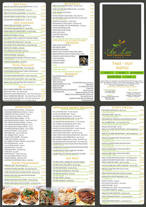 Menu Design by minal k