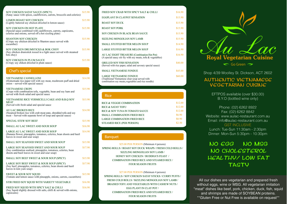 Design de Menu par Rumplestiltskin pour Golden Lotus | Design #829492