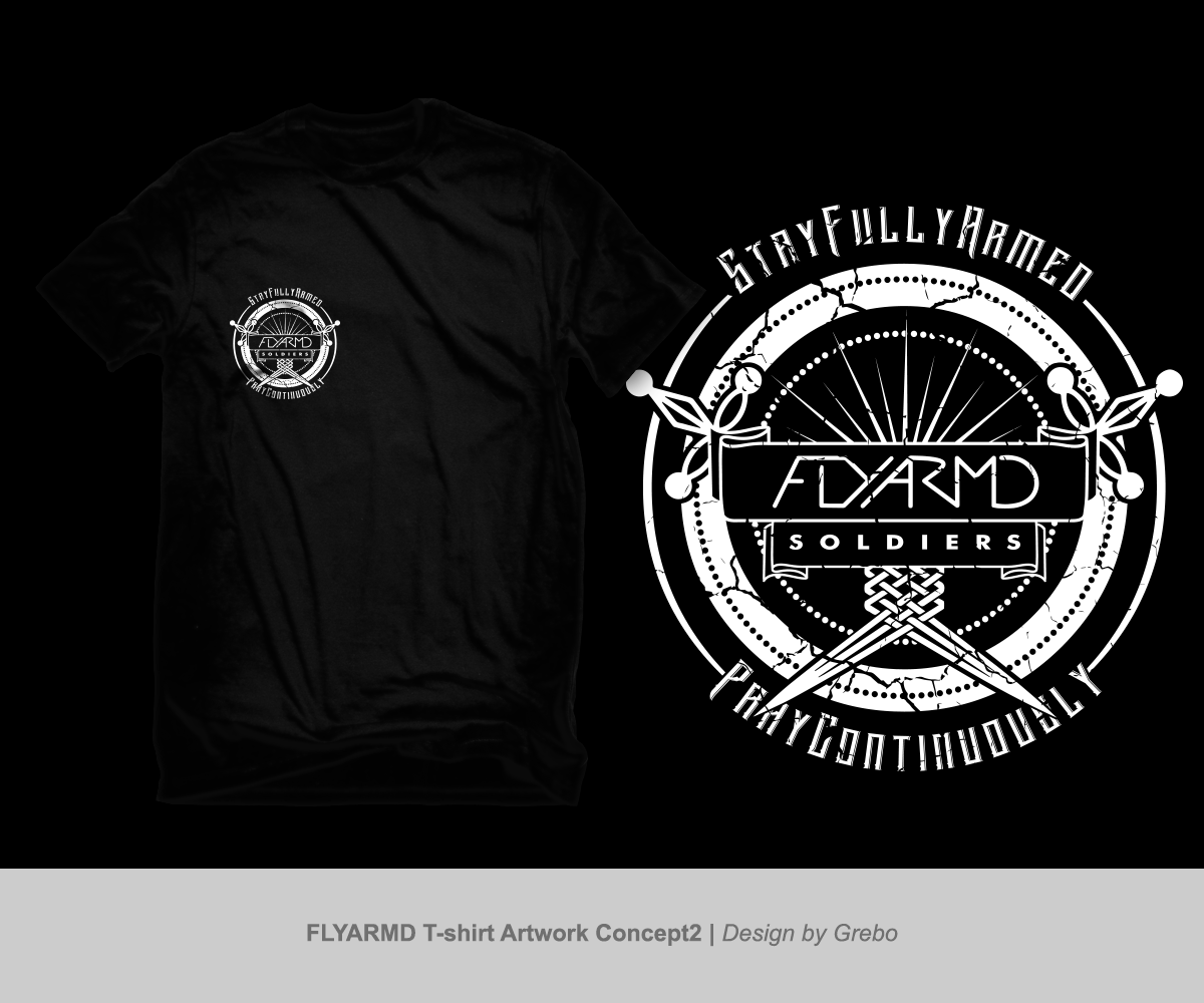 T-shirt Design by Grebo for Fully Armed Streetwear | Design #3364725