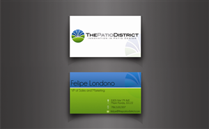 Business Card Design by a b c d sign