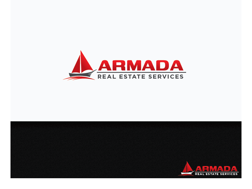Professional, Bold, Real Estate Logo Design for Armada Real Estate