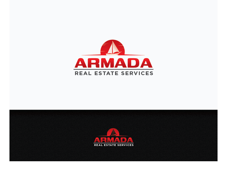 Professional, Bold, Real Estate Logo Design for Armada Real Estate
