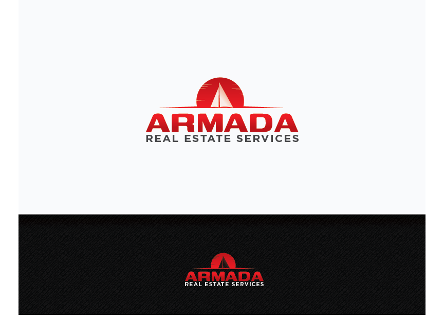 Logo Design by jaime.sp for Armada Real Estate Services | Design #3744127