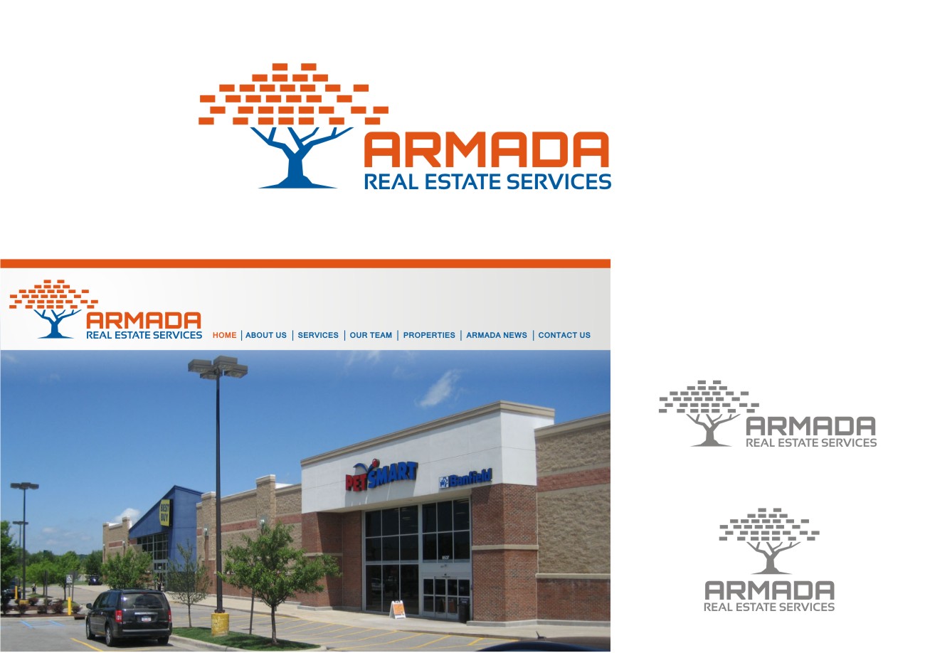 Logo Design by MBARO for Armada Real Estate Services | Design #3689281