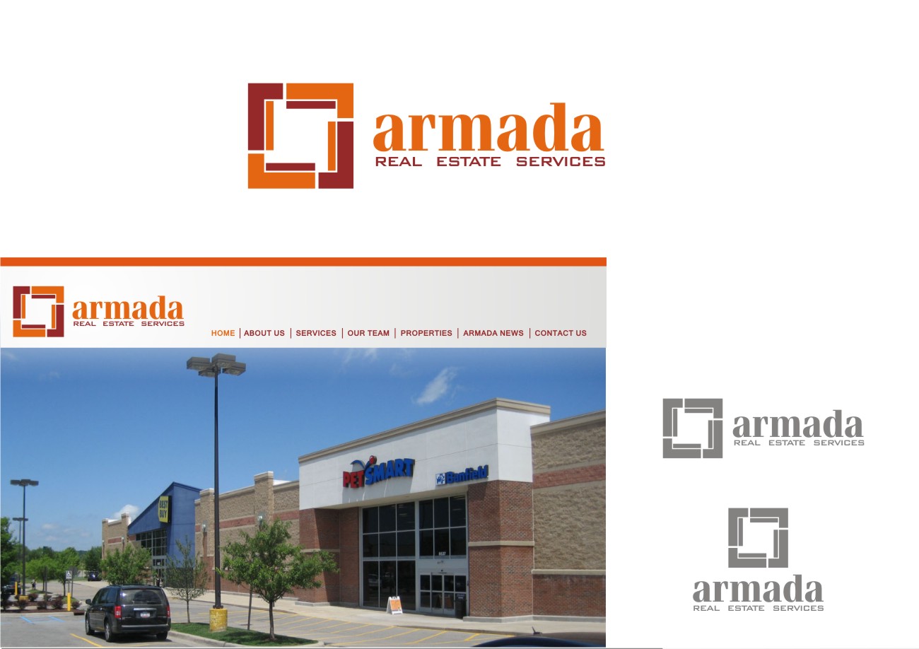 Diseño de Logo por MBARO para Armada Real Estate Services | Diseño #3689290